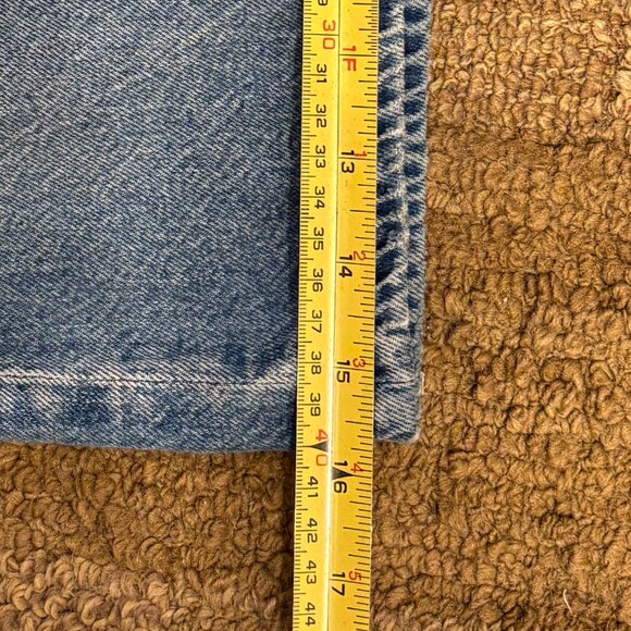 AE Dreamy Drape Super High-Rise Ultra Wide-Leg Jeans Distressed 5 Pocket Sz 20 - Picture 13 of 13